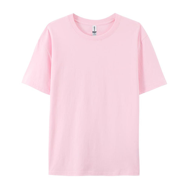 100% Cotton Solid T-shirts Summer Casual for Men