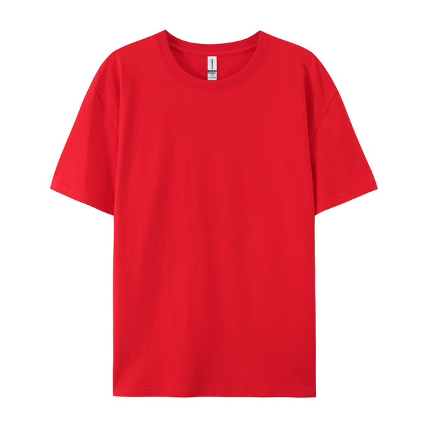 100% Cotton Solid T-shirts Summer Casual for Men