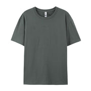 100% Cotton Solid T-shirts Summer Casual for Men