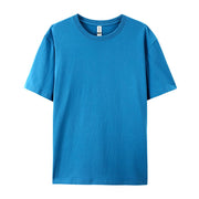 100% Cotton Solid T-shirts Summer Casual for Men