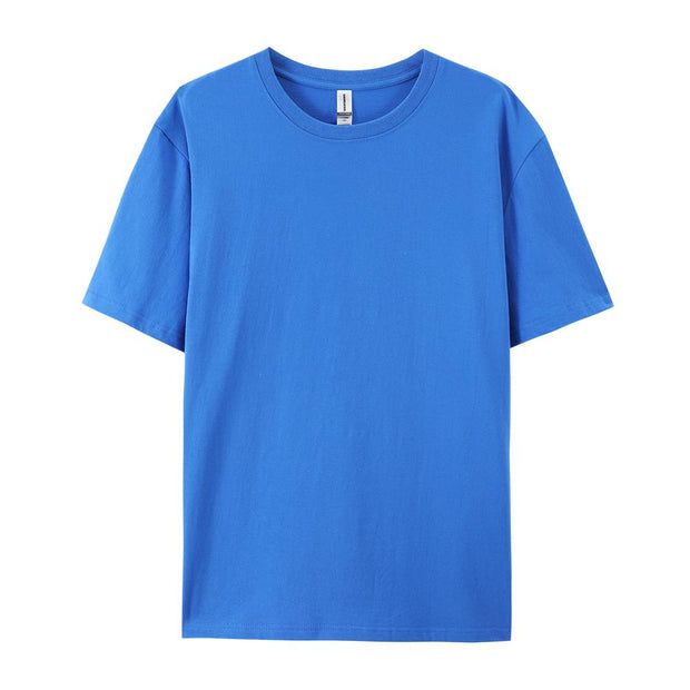 100% Cotton Solid T-shirts Summer Casual for Men