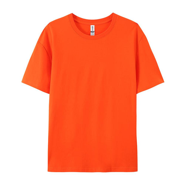 100% Cotton Solid T-shirts Summer Casual for Men