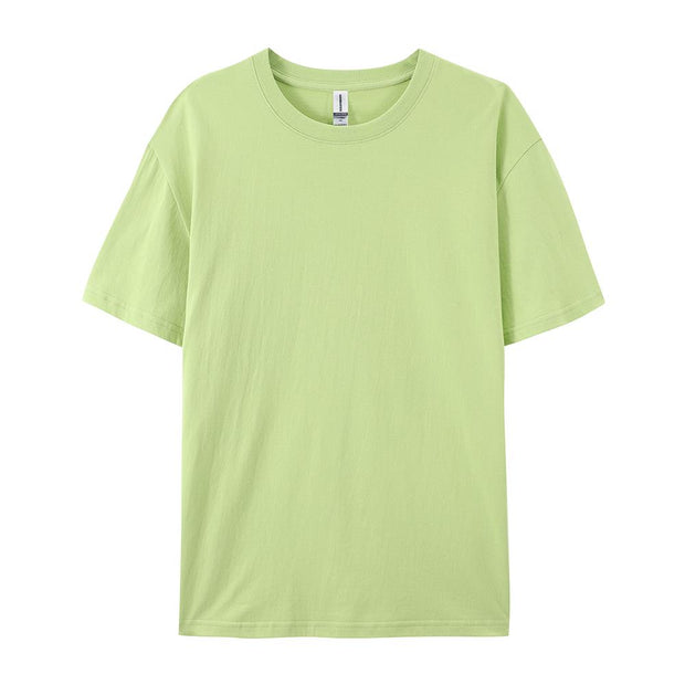 100% Cotton Solid T-shirts Summer Casual for Men