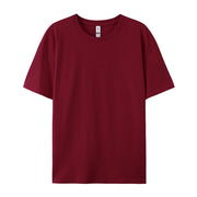 100% Cotton Solid T-shirts Summer Casual for Men