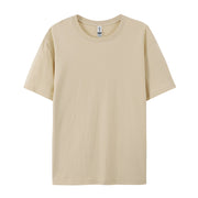100% Cotton Solid T-shirts Summer Casual for Men