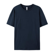 100% Cotton Solid T-shirts Summer Casual for Men