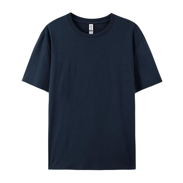 100% Cotton Solid T-shirts Summer Casual for Men