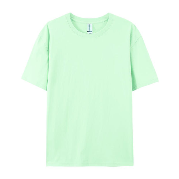 100% Cotton Solid T-shirts Summer Casual for Men