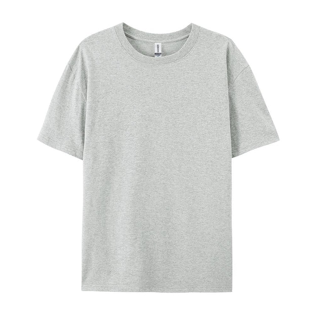 100% Cotton Solid T-shirts Summer Casual for Men