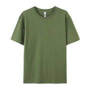 100% Cotton Solid T-shirts Summer Casual for Men