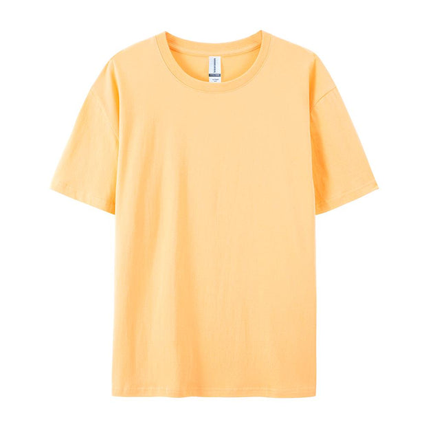 100% Cotton Solid T-shirts Summer Casual for Men