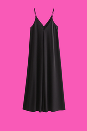 Black Slip Long Dress