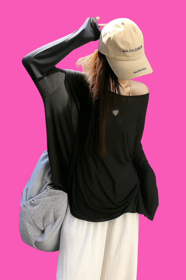 Sexy Sheer Baggy T-shirt for Women