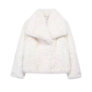 Woman Autumn Winter Faux Coat