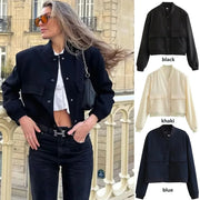 1PCS Woman Bomber Jacket