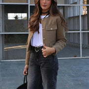 MUJER Tweed Cropped Jacket