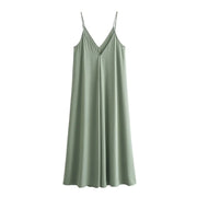 Black Slip Long Dress