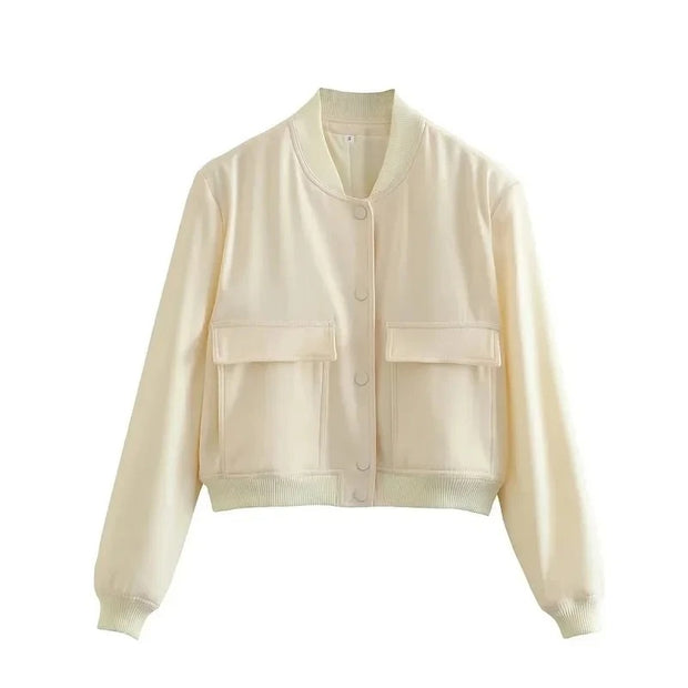 1PCS Woman Bomber Jacket